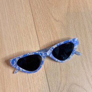 Blue I-Sea Cat Eye Sunglasses